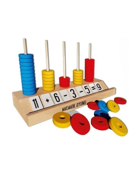 6 Yaş İşlem Abaküs ve İşlem Seti Matematik Oyunu (Redka) ürün görseli 1