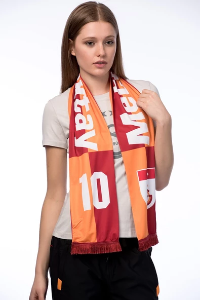 Galatasaray Unisex Sarı/Kırmızı Metin Oktay Atkı - Y023-U50210 ürün görseli 1