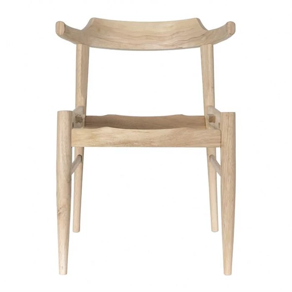 Vitale Konıg Ahşap Ham Sandalye MS.SA102 - Resim 2