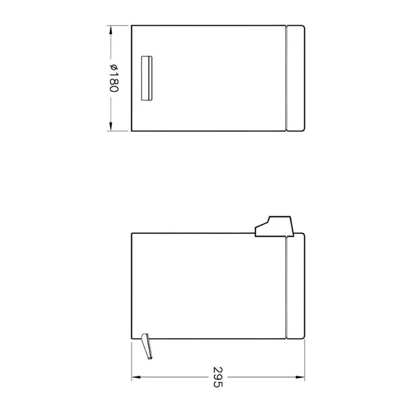 VitrA Arkitekta Çöp Kovası 5 Litre A44055 - Resim 3