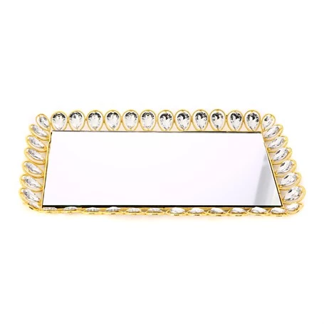 Vitale Nila Gold Dekoratif Tepsi AK.HQ0012 ürün görseli 1