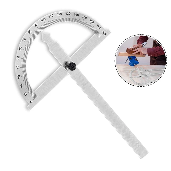 Dw Açılı İletki Gönye Açı Ölçer 300-500 mm Ölçüm Cetveli ürün görseli 1
