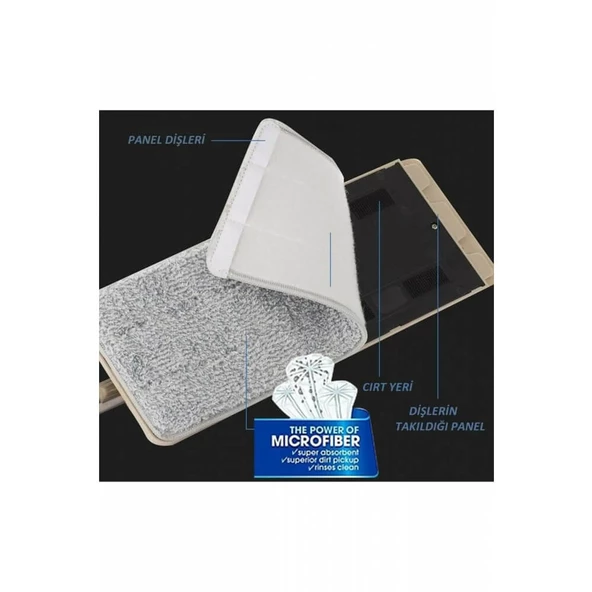 Urve Yedek Microfiber Tablet Mop Bezi 4 Adet - Resim 2
