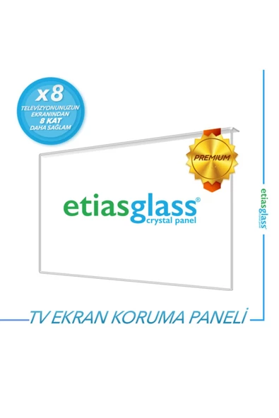 Etiasglass  Samsung Ue43tu8000 Tv Ekran Koruyucu / Ekran Koruma Paneli ürün görseli 1
