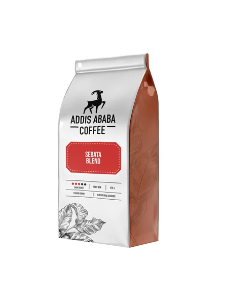 Addis Ababa Coffee Sebata Blend Kahve Çekirdek Kahve 250 Gram ürün görseli 1