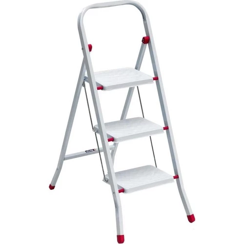 Saraylı 3"Lü Pratik Metal Merdiven Beyaz ürün görseli 1