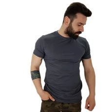 Basic Antrasit Erkek T-Shirt ürün görseli 1