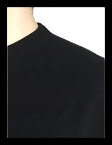 Basic Lakost Siyah T-shirt - Resim 4