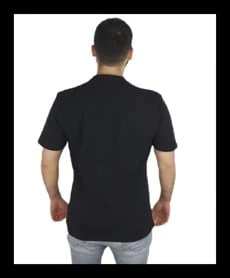 Basic Lakost Siyah T-shirt - Resim 3