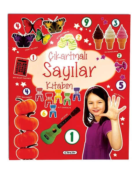 Çıkartmalı Sayılar Kitabım ürün görseli 1