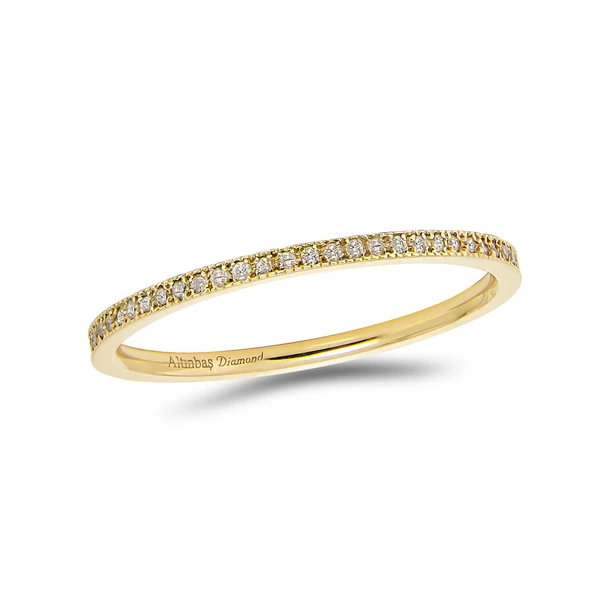 0,19 Ct Pırlanta Tamtur Alyans ürün görseli 1