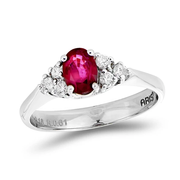 0,79 Ct Pırlanta Yakut Yüzük ürün görseli 1