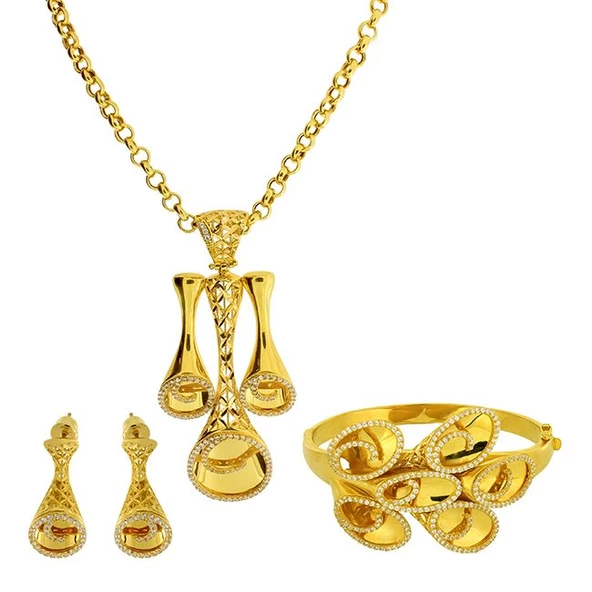 Altın Üçlü Set T021340 ürün görseli 1