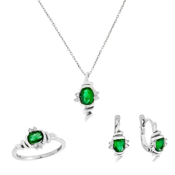 0.12 Ct  Zümrüt Set ürün görseli 1