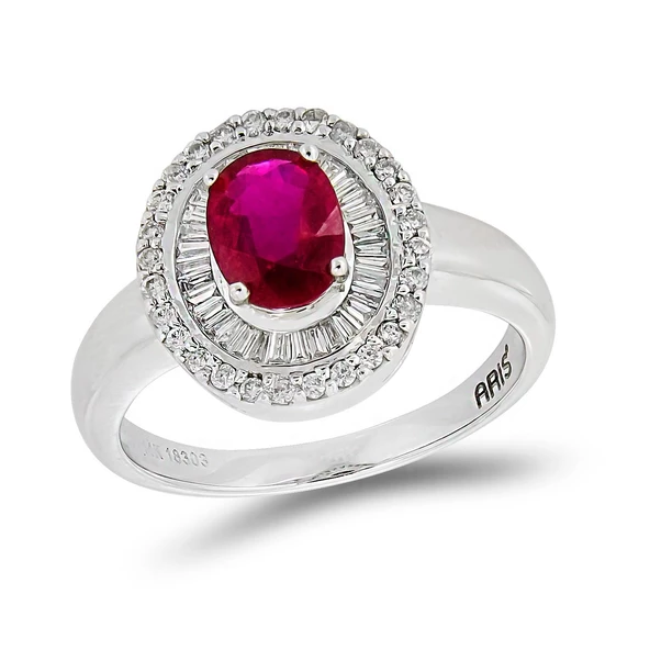 1,03 Ct Pırlanta Yakut Yüzük ürün görseli 1