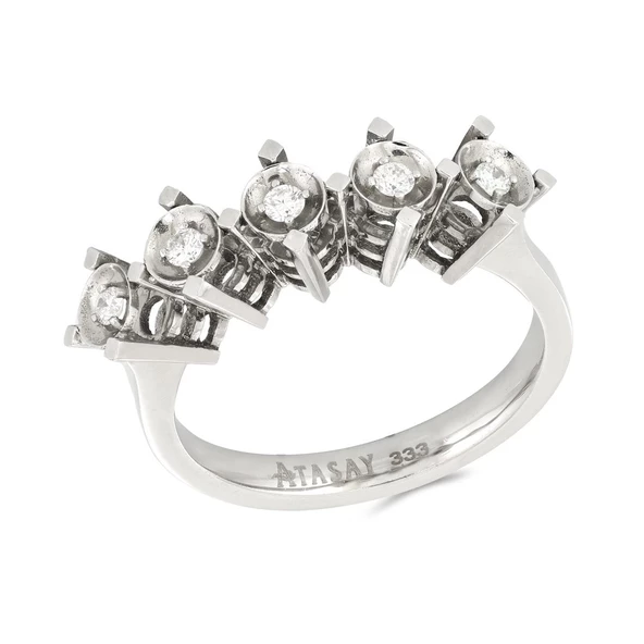 0,13 Ct Pırlanta Beştaş Yüzük ürün görseli 1