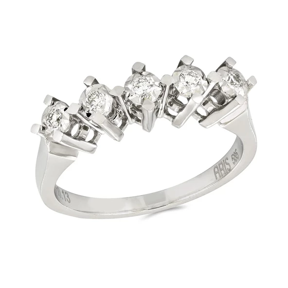 0,13 Ct Pırlanta Beştaş Yüzük ürün görseli 1
