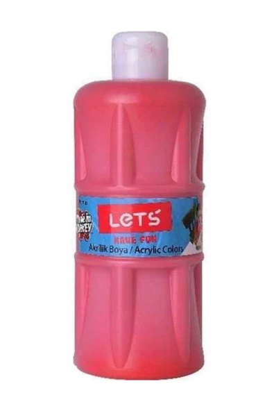 Lets Akrilik Boya 500 ML Kırmızı Akrilik Boya ürün görseli 1
