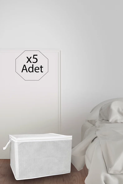 5 Adet Mini Boy Tela Kumaş Kıyafet Hurcu 45x40x30 Cm ürün görseli 1