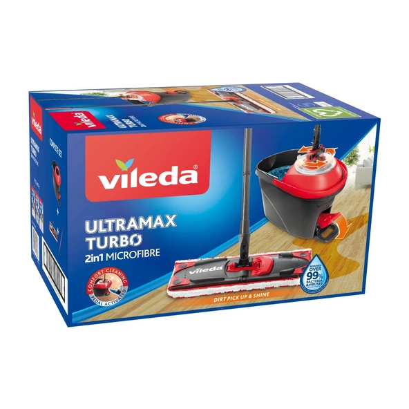 Vileda Ultramat Turbo Temizlik Seti - Resim 7