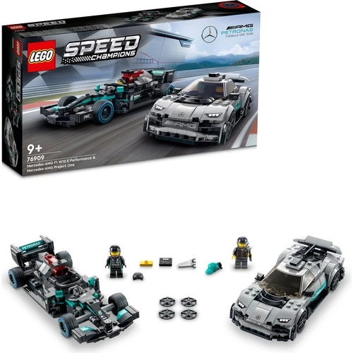 Lego Speed Champions 76909 Mercedes-Amg F1 W12 E Performance & Mercedes-Amg Project One ürün görseli 1