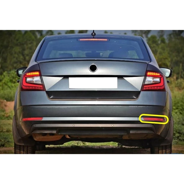 Skoda Octavia 3 Makyajlı 2018-2020 Arka Tampon Sağ Reflektör 5E5945106A ürün görseli 1