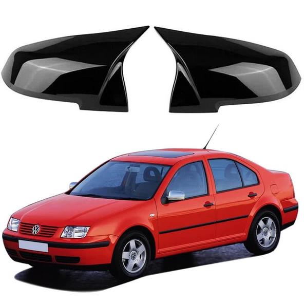 Volkswagen Bora Araca Özel Batman Yarasa Ayna Kapağı Pianoblack ürün görseli 1