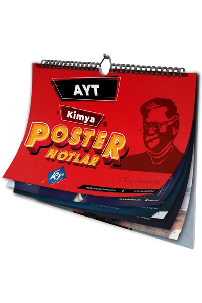 AYT Kimya Poster Notlar KR Akademi Yayınları ürün görseli 1