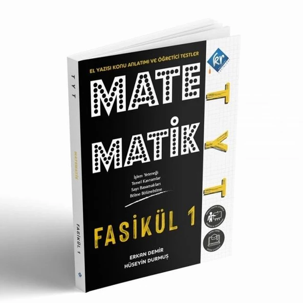 TYT Matematik El Yazısı Konu Anlatım 1. Fasikül KR Akademi Yayınları ürün görseli 1