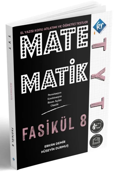 TYT Matematik El Yazısı Konu Anlatımı 8. Fasikül KR Akademi Yayınları ürün görseli 1