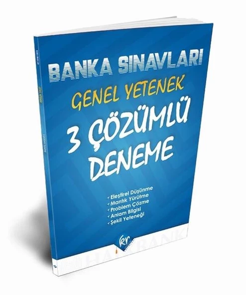 Banka Sınavları Banko Hizmetleri Asistanı 3 Deneme KR Akademi Yayınları ürün görseli 1