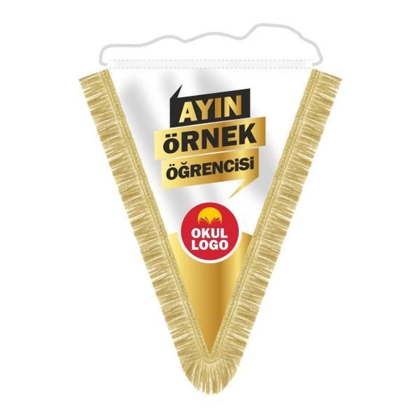 Ayın Örnek Öğrencisi Püsküllü Flama 25x35 cm ürün görseli 1