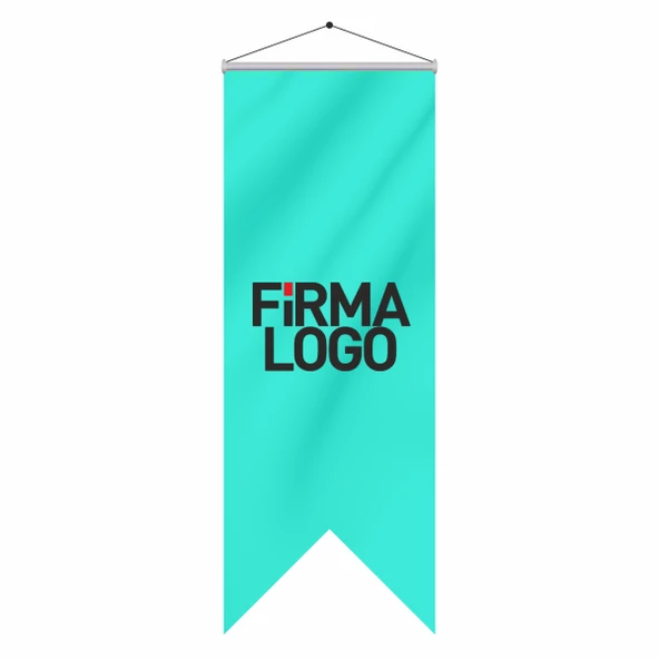 Özel Logolu Kırlangıç Flama 70x150 ürün görseli 1