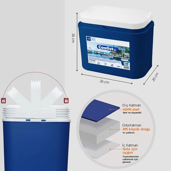Coolist CLB10 10 Litre Buzluk - Resim 10