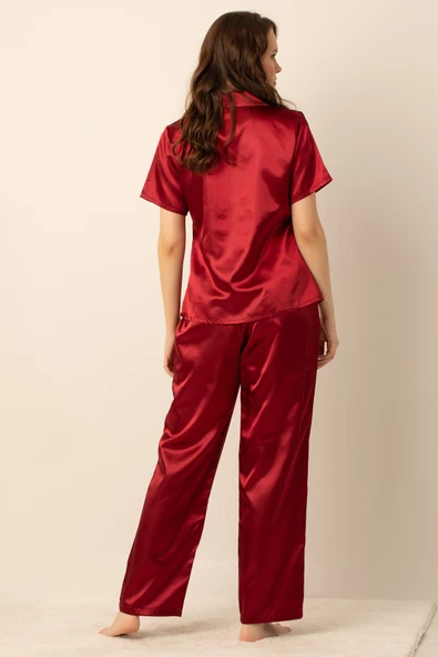 Miorre Bayan Saten Pijama Takımı - Resim 5