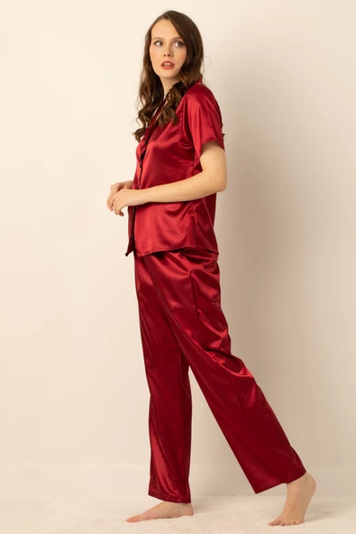 Miorre Bayan Saten Pijama Takımı - Resim 3
