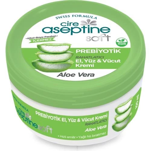 Cire Aseptine Krem Prebiyotik Aloe Vera 100ml ürün görseli 1