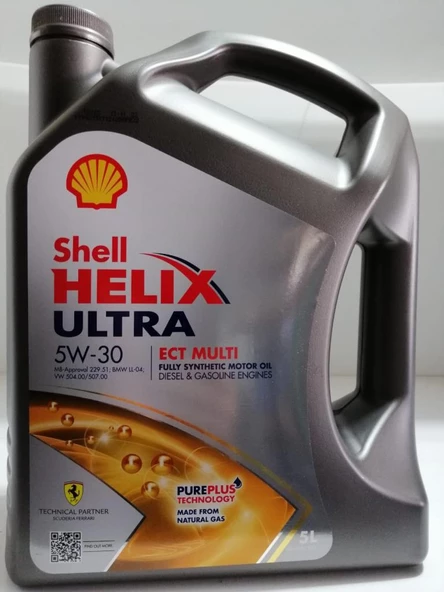 Shell Helix Ultra Ect Multi 5W-30 5 lt Motor Yağı - 2025 - Resim 3