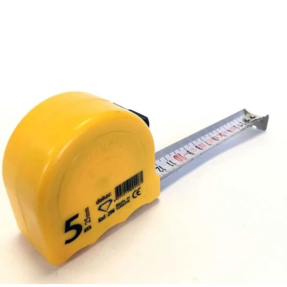 Dekor Profesyonel Şerit Metre 5 m x 25 mm - Resim 2