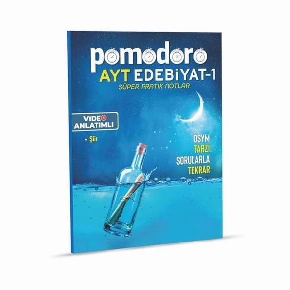 Pomodoro AYT Edebiyat-1 Konu Soru Süper Pratik Notlar ürün görseli 1