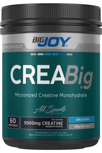 Bigjoy Sports CreaBig Micronized Creatine Powder 300GR ürün görseli 1