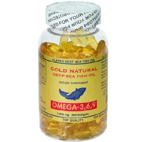 Gold Natural Omega 3-6-9 1000MG. 200 Softgels ürün görseli 1