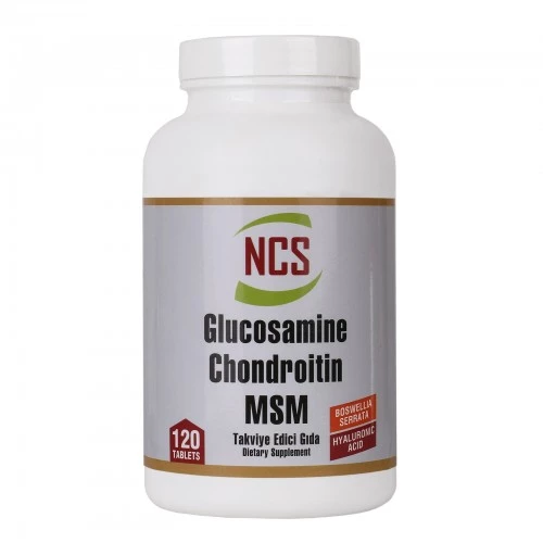 Ncs Glucosamine Chondroitin MSM Hyaluronic Acid Boswellia 120 Tablet ürün görseli 1