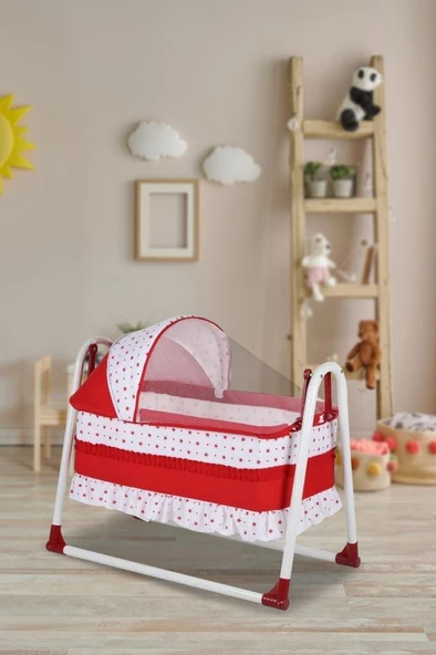 TommyBaby Yuvam Lüx Sepet Beşik Portatif Bebek Beşiği Sallanır Beşik ürün görseli 1