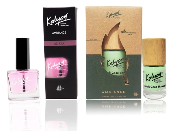 Kalyon Acı Cila+Kalyon Bitkisel Tırnak Gece Maskesi 11 Ml ürün görseli 1