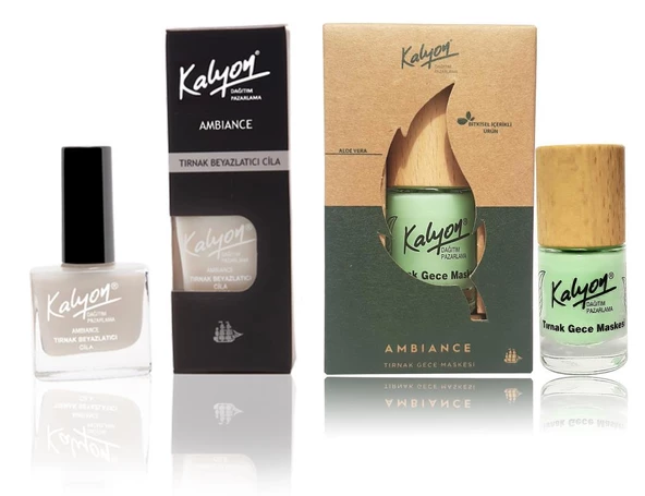 Kalyon Tırnak Beyazlatıcı Cilai+Kalyon Bitkisel Tırnak Gece Maskesi 11 Ml ürün görseli 1