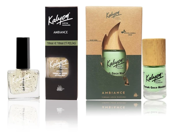Kalyon Tırnak Eti Peelingii+Kalyon Bitkisel Tırnak Gece Maskesi 11 Ml ürün görseli 1