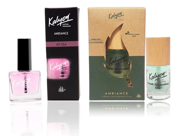 Kalyon Acı Cila+Kalyon Bitkisel Tırnak Güçlendirici Cila 11 Ml ürün görseli 1