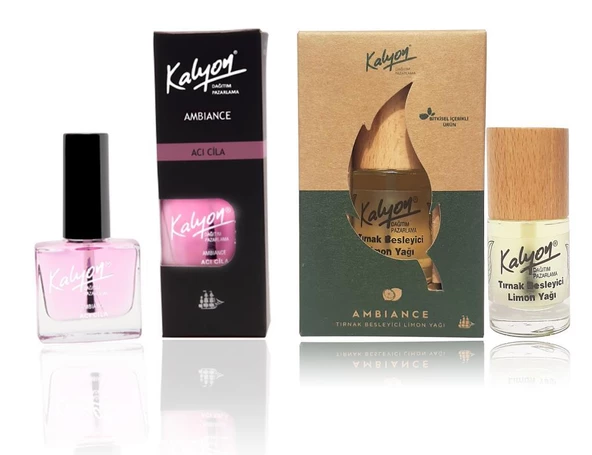 Kalyon Acı Cila+Kalyon Bitkisel Tırnak Besleyici Limon Yağı 11 Ml ürün görseli 1