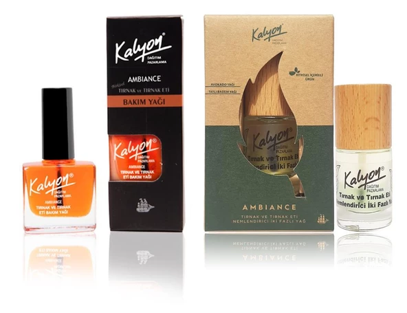 Kalyon Tırnak Bakım Yağı+Kalyon Bitkisel Tırnak ve Tırnak Eti Nemlendirici İki Fazlı Yağ 11 Ml ürün görseli 1
